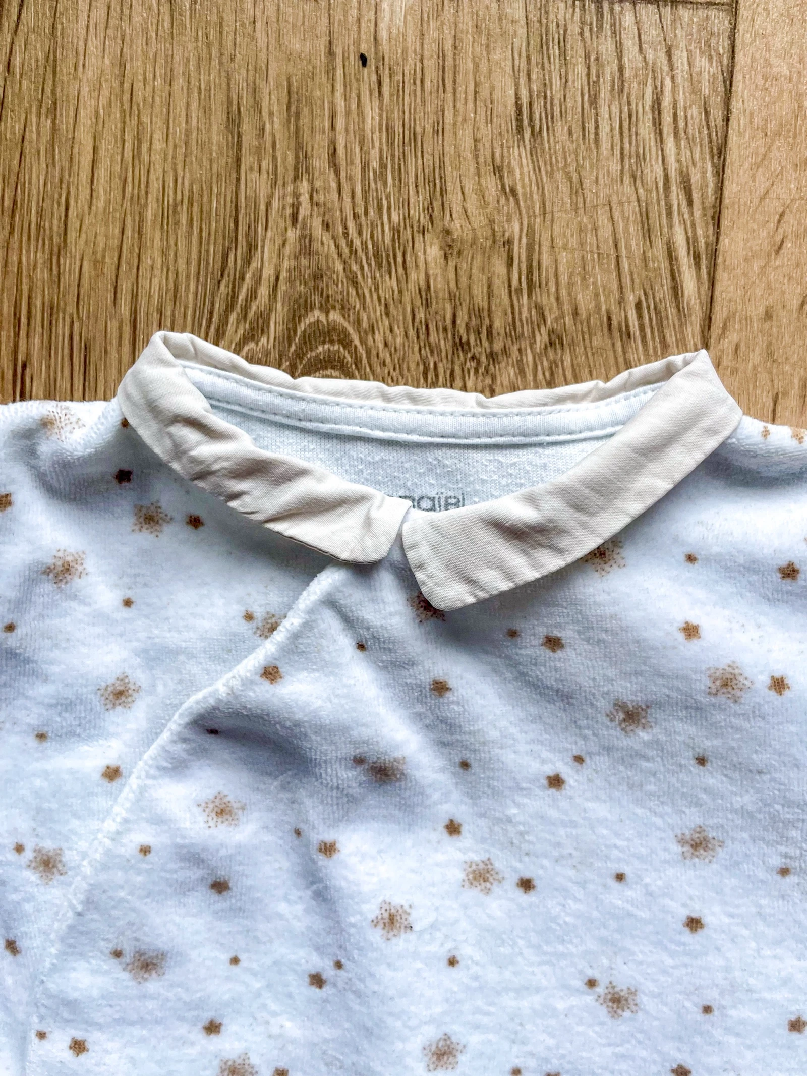 Baby girl velvet pajama set size 6 months – photo 4